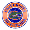 12 Inch Embossed Metal Sign for Florida Gators (Nostalgia)