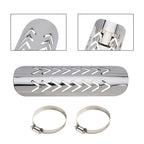 Steel Exhaust Muffler Pipe Heat Deflector Cover for Motorcycle Scooter