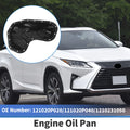 Engine Oil Pan for Lexus RX350 (2007–2015) No.121020P020 Aluminum Alloy Black
