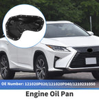 Engine Oil Pan for Lexus RX350 (2007–2015) No.121020P020 Aluminum Alloy Black