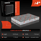 2X Activated Carbon Cabin Air Filter for Mercedes-Benz S350 S400 (2012–2013)
