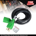 30 Amp Generator Extension Cord 10 Feet NEMA L5-30P/L5-30R