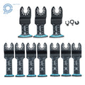 Set of 10 Bi-Metal Oscillating Saw Blades for Various Models 