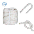 Set of 2 Polyester Braided Ropes for Multipurpose Use (100' Length)