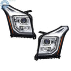 Projector Headlight Set for GMC Yukon (2015-2017) with LED DRL