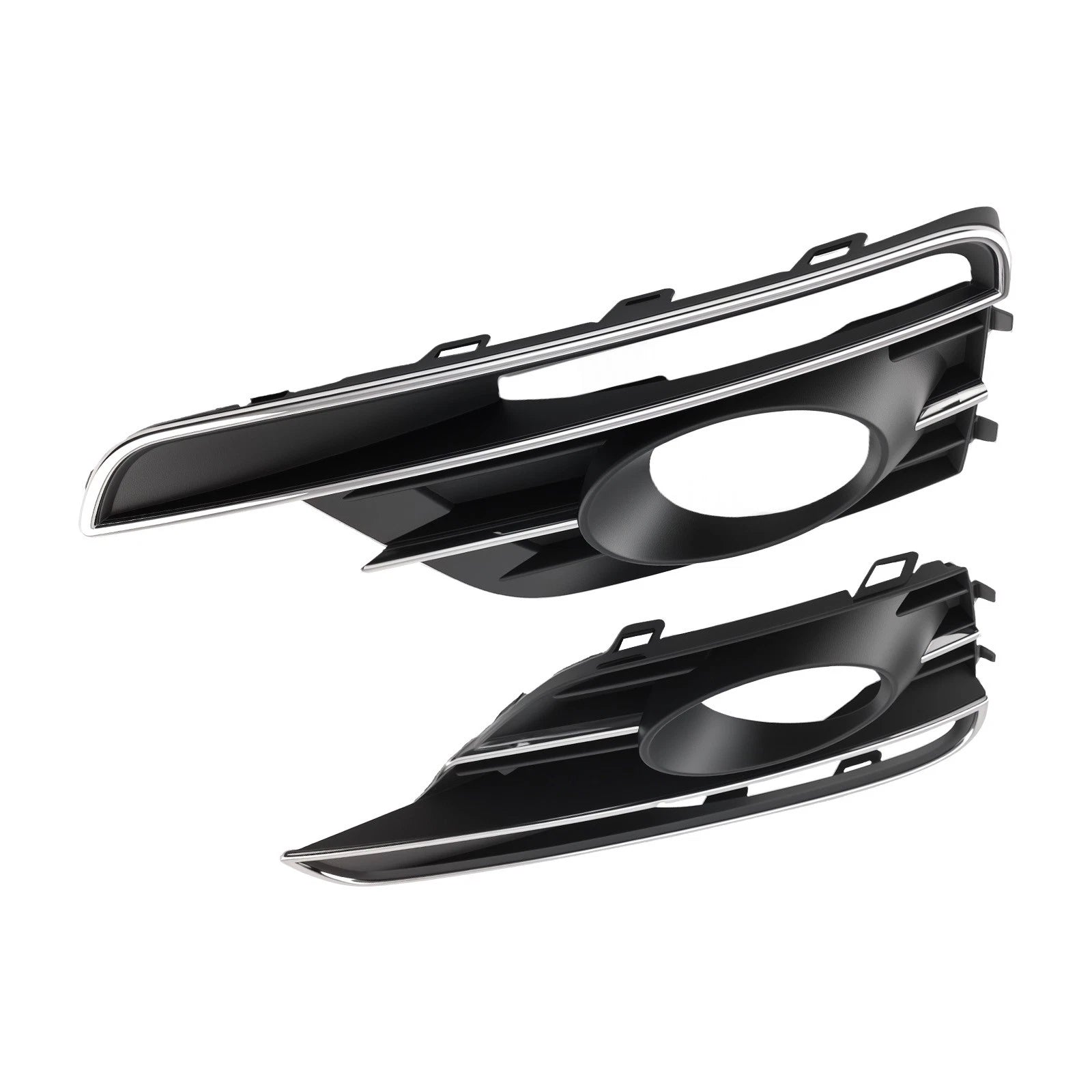 2X Front Bumper Fog Lamp Grille Cover for VW Beetle (2017-2019)