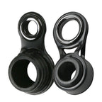 3pcs Fishing Rod Tip Guides for Black Fishing Rods (Stainless Frame)