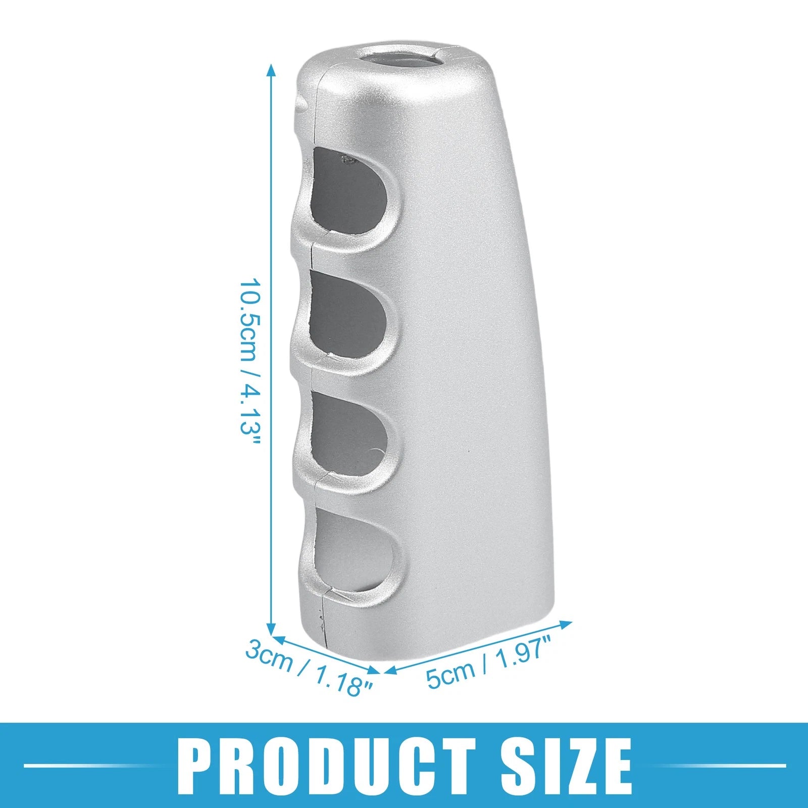 Handbrake Cover Grips for Ford Mustang (2015–2021) Silver Tone