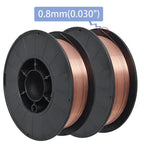Set of 2 Premium Steel MIG Welding Wire for Automotive Use (0.030")