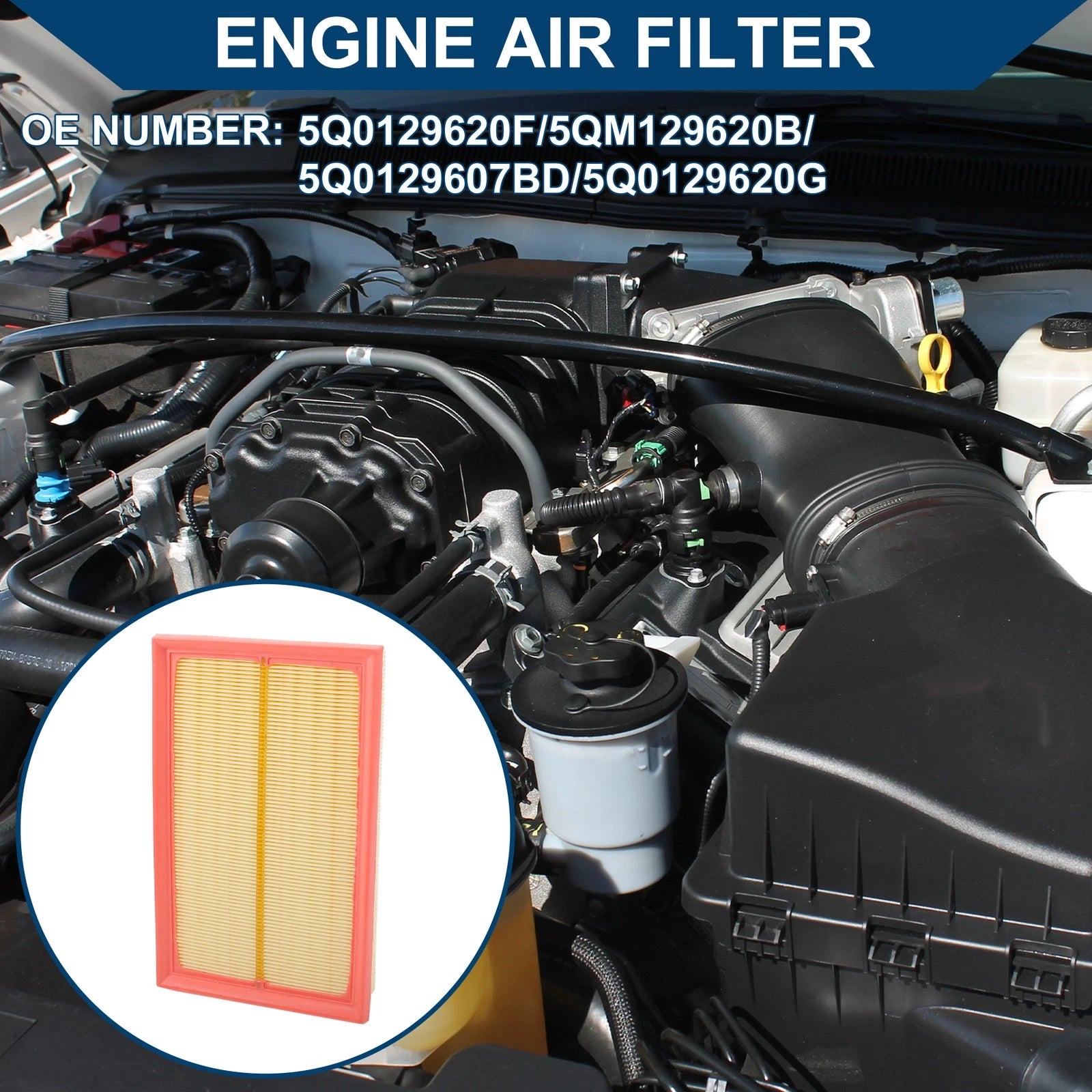 Car Engine Air Filter No. 5Q0129620E for Audi A1 (GB) 2019
