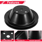 LWP Single-Groove Long Water Pump Pulley for Chevy SBC Small Block (262–267)