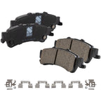 Set of 4 Brake Pads for Chevy Silverado 1500 GMC Sierra