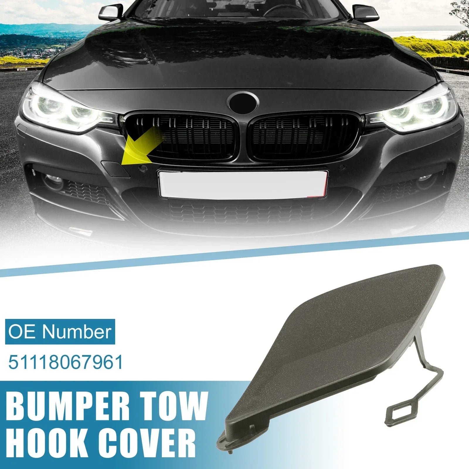 Tow Hook Cover for BMW 320i (2013-2018)