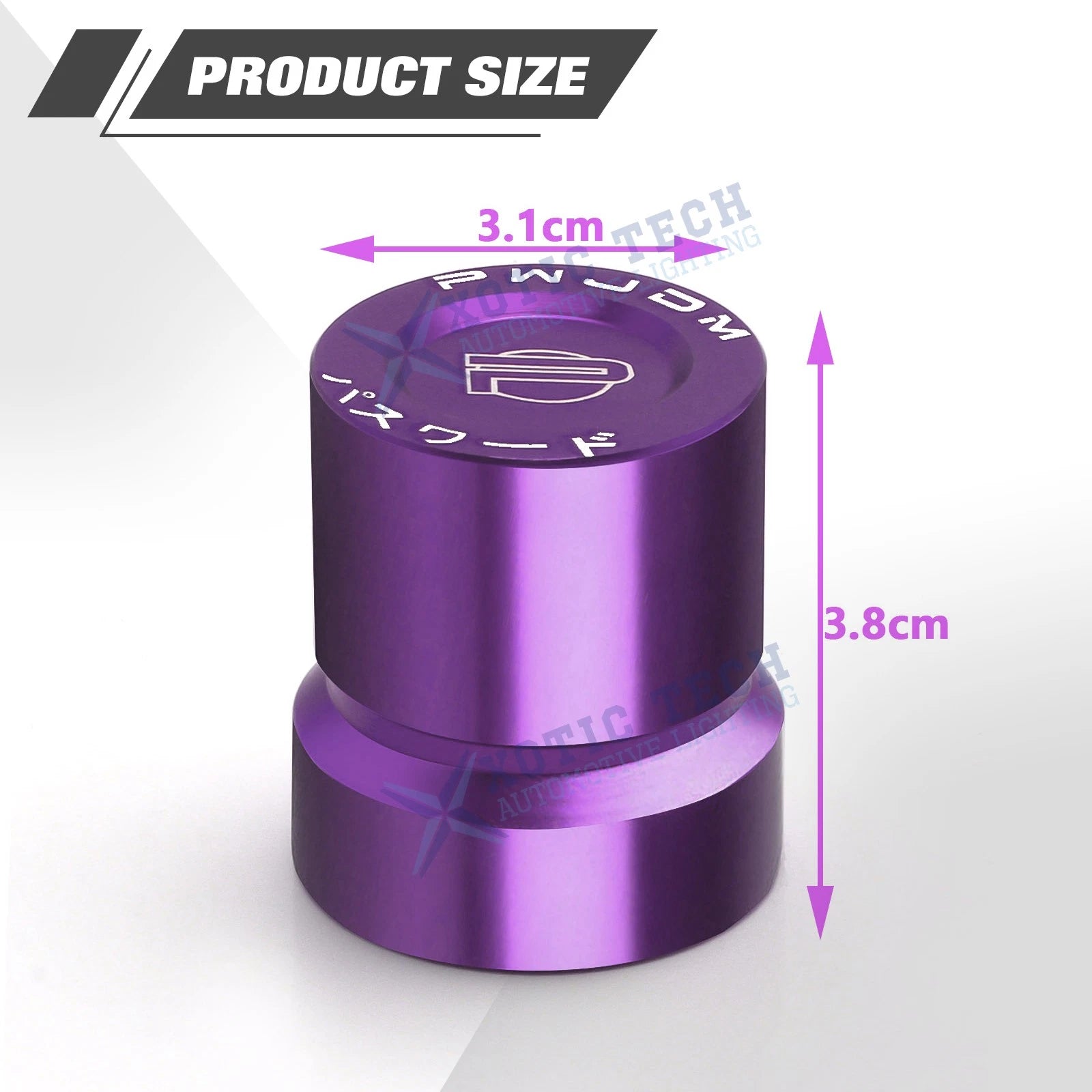 VTEC Solenoid Valve Cover Cap for Honda Civic (2000-2005) Purple