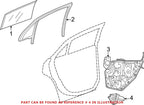 OEM Rear Passenger Right Window Motor for Chrysler Charger Dodge (2011–2023)