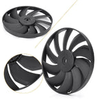 Black Engine Radiator Cooling Fan Blade for Kawasaki Ninja ZX6R ZX10R