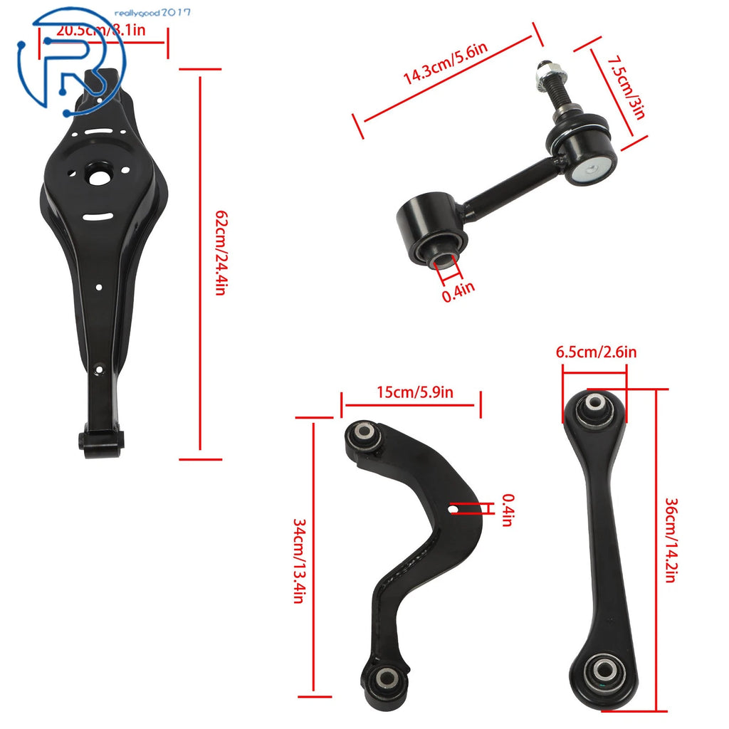 Set of 8 Rear Control Arm Sway Bar Links for Audi A3 VW Jetta Passat