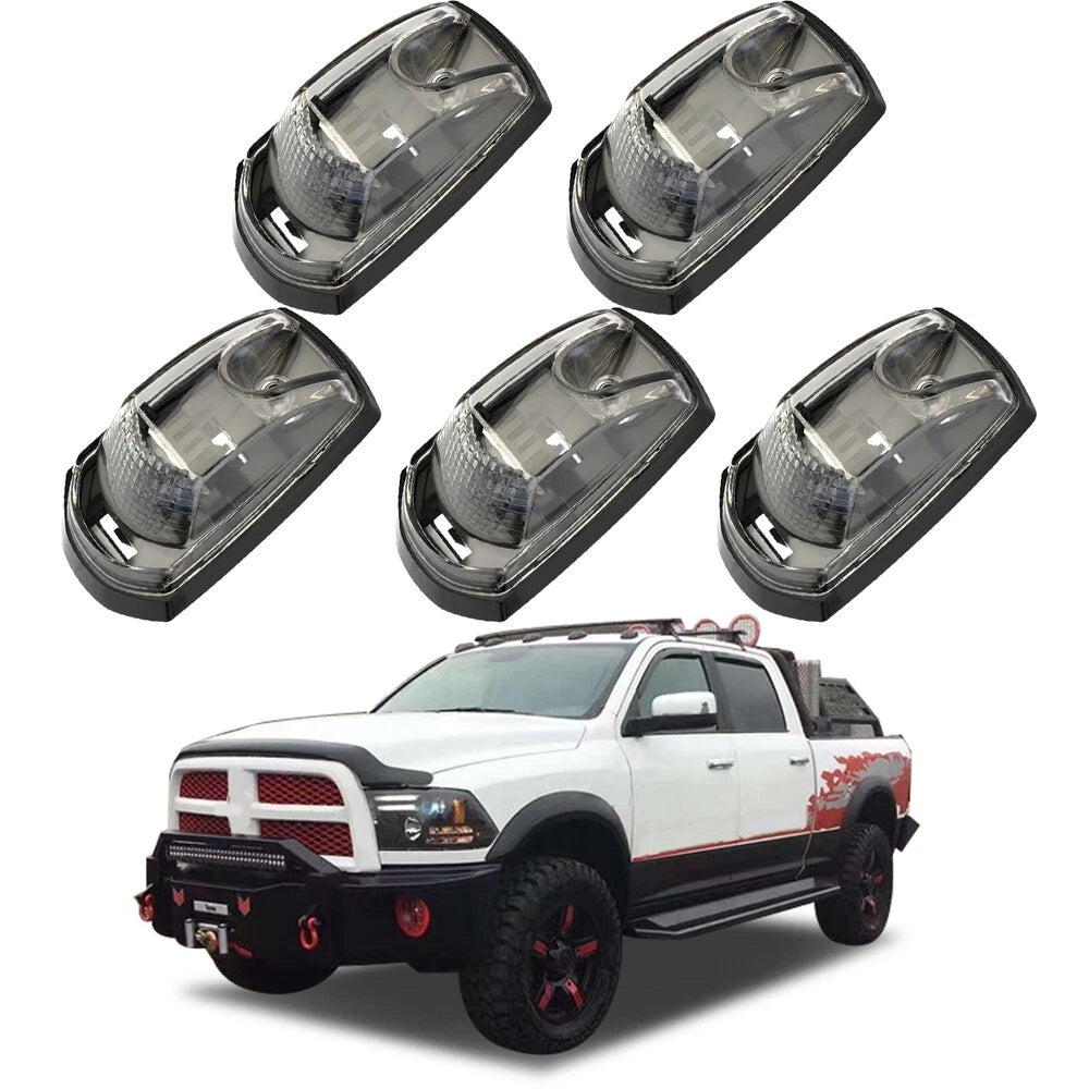 5X LED Cab Marker Roof Running Light for Ford F250 F350 (2017–2019)