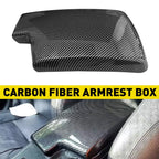 Carbon Fiber Console Armrest Box Panel Cover for BMW 3-Series E90 (2005–2012)