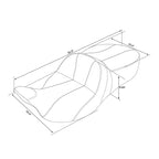 Driver & Passenger Seat for Harley Touring Road Street Glide Road King (2009–2023)