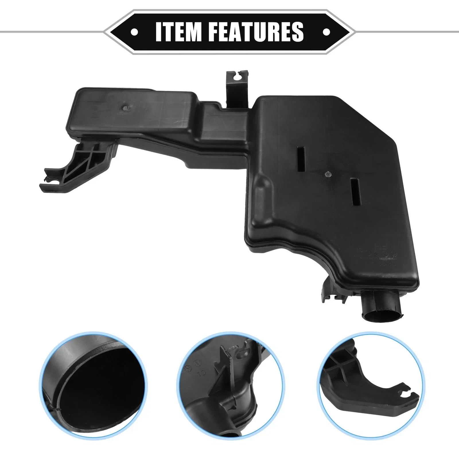 Car Engine Air Intake Resonator for Honda HR-V 2016-2022 1.8L Black