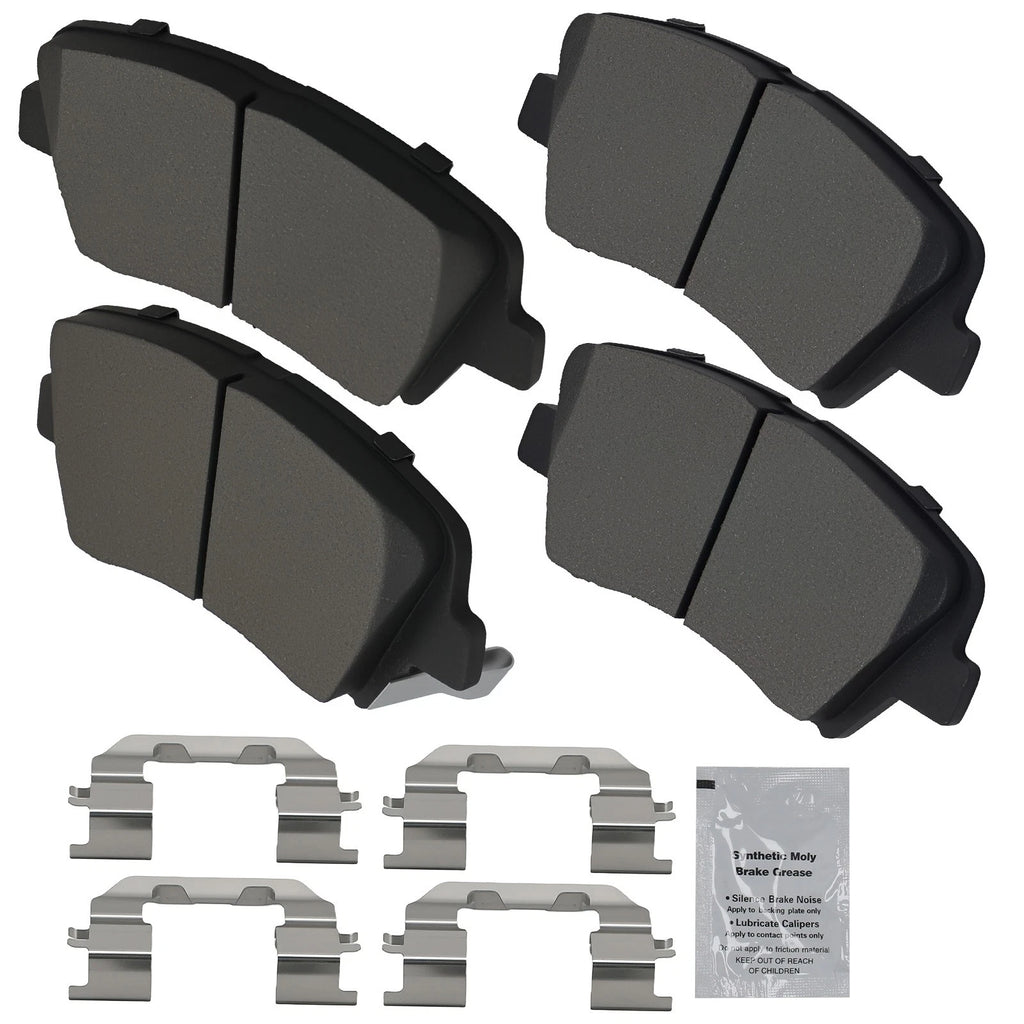 Front Ceramic Brake Pads Set for Hyundai Elantra Coupe (2013–2014) / Veloster (2012–2016)
