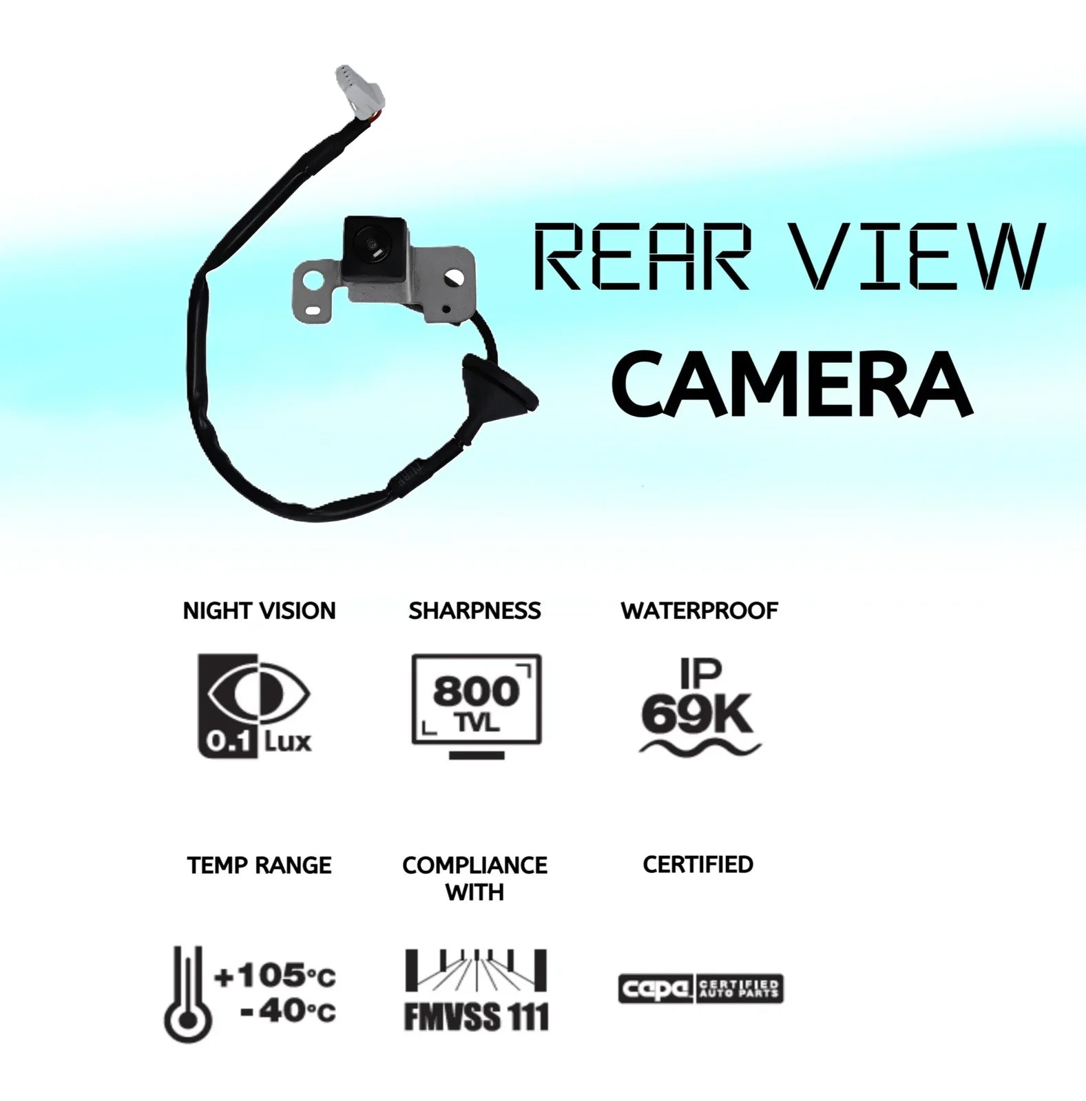 Reverse Camera OE Connector for Mazda CX9 TB (2012–2016)