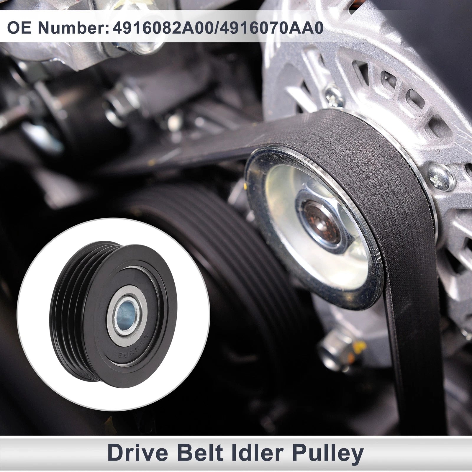 Drive Belt Idler Pulley for Suzuki Swift (2005–2022) No. 4916082A00