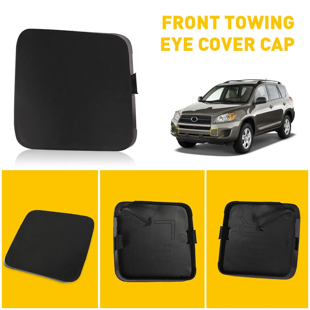 2X Front Bumper Tow Hook Eye Cover Cap for Toyota RAV4 (2011–2012)