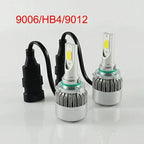 2X H27 36W 8000LM LED Headlight Kit for Hi/Low Beam (6500K)