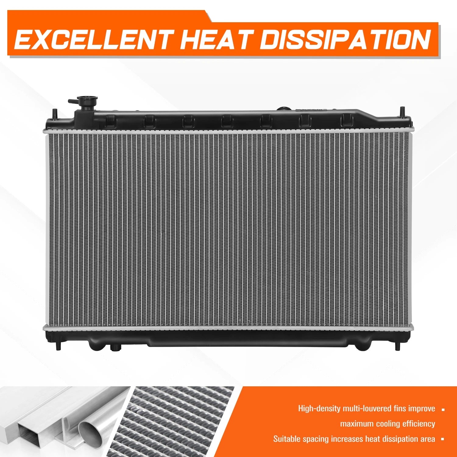 Aluminum Core Cooling Radiator for Nissan Maxima (2007–2008) DPI-13005