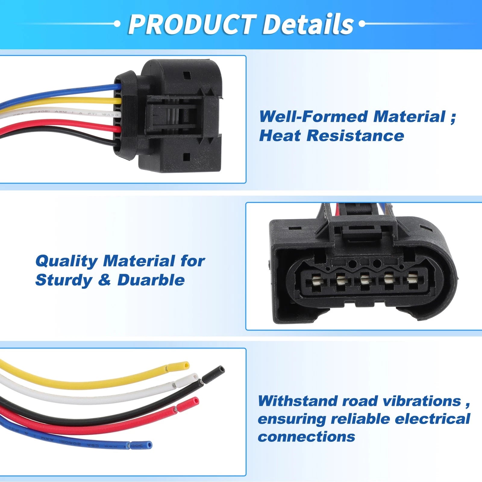 5 Wire Fuel Injector Wiring Harness for Dodge Challenger (2015–2023) 72182609365