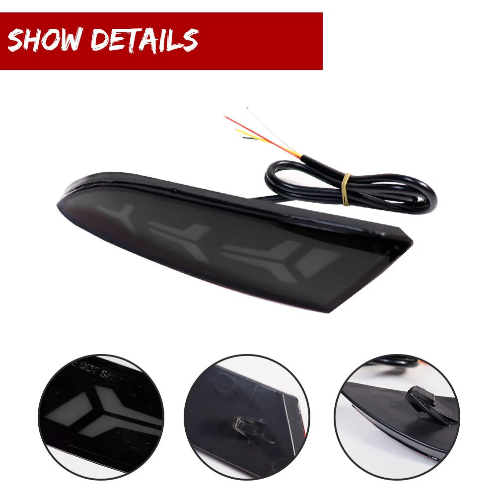 Smoked LED Sequential Tail Signal Lights for Ford Focus (2012–2014)