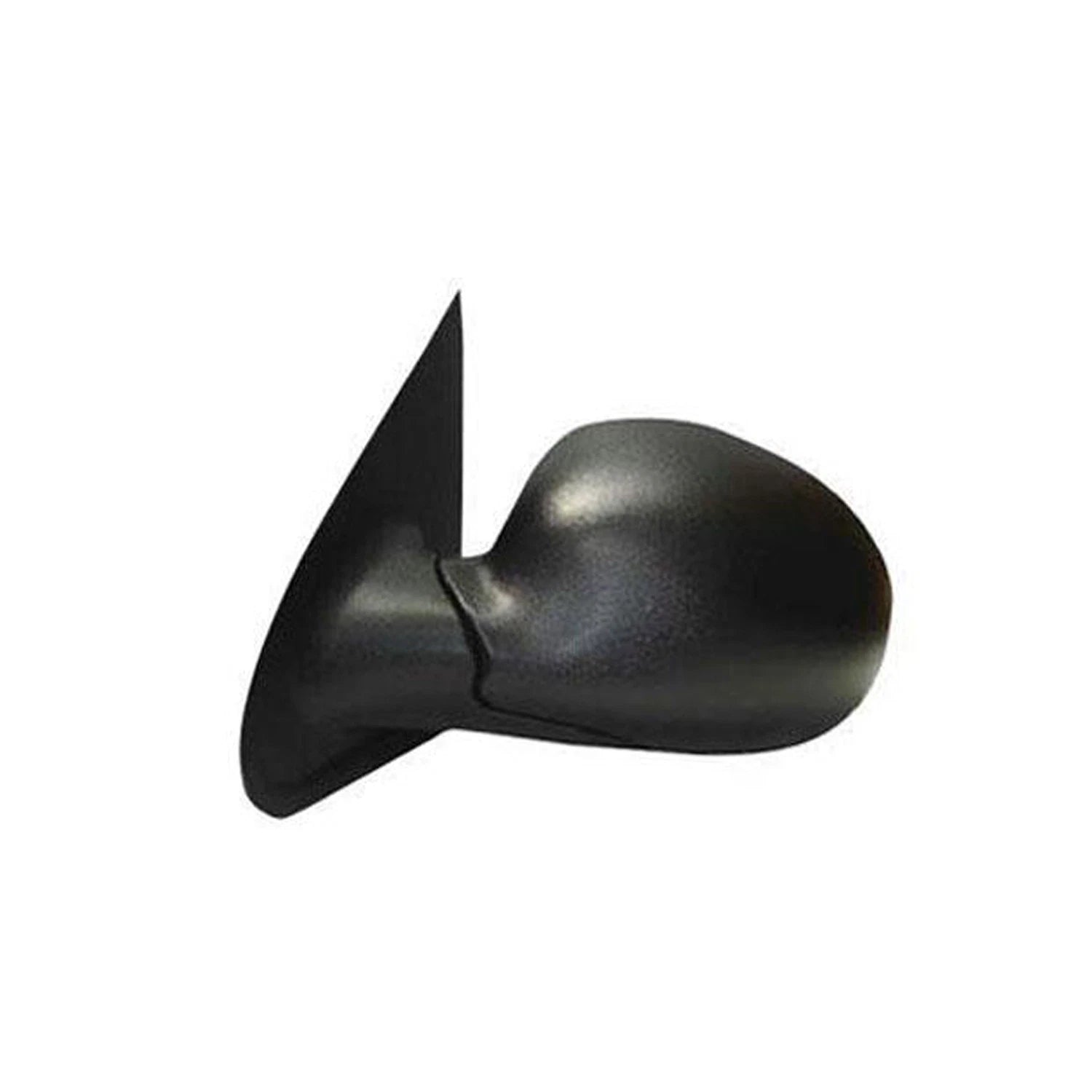 Power Door Mirror Replacement Driver Side Black Textured w/o Heated Glass for
