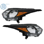 Set of 2 Halogen Headlight Assemblies for Honda HR-V (2016-2018)