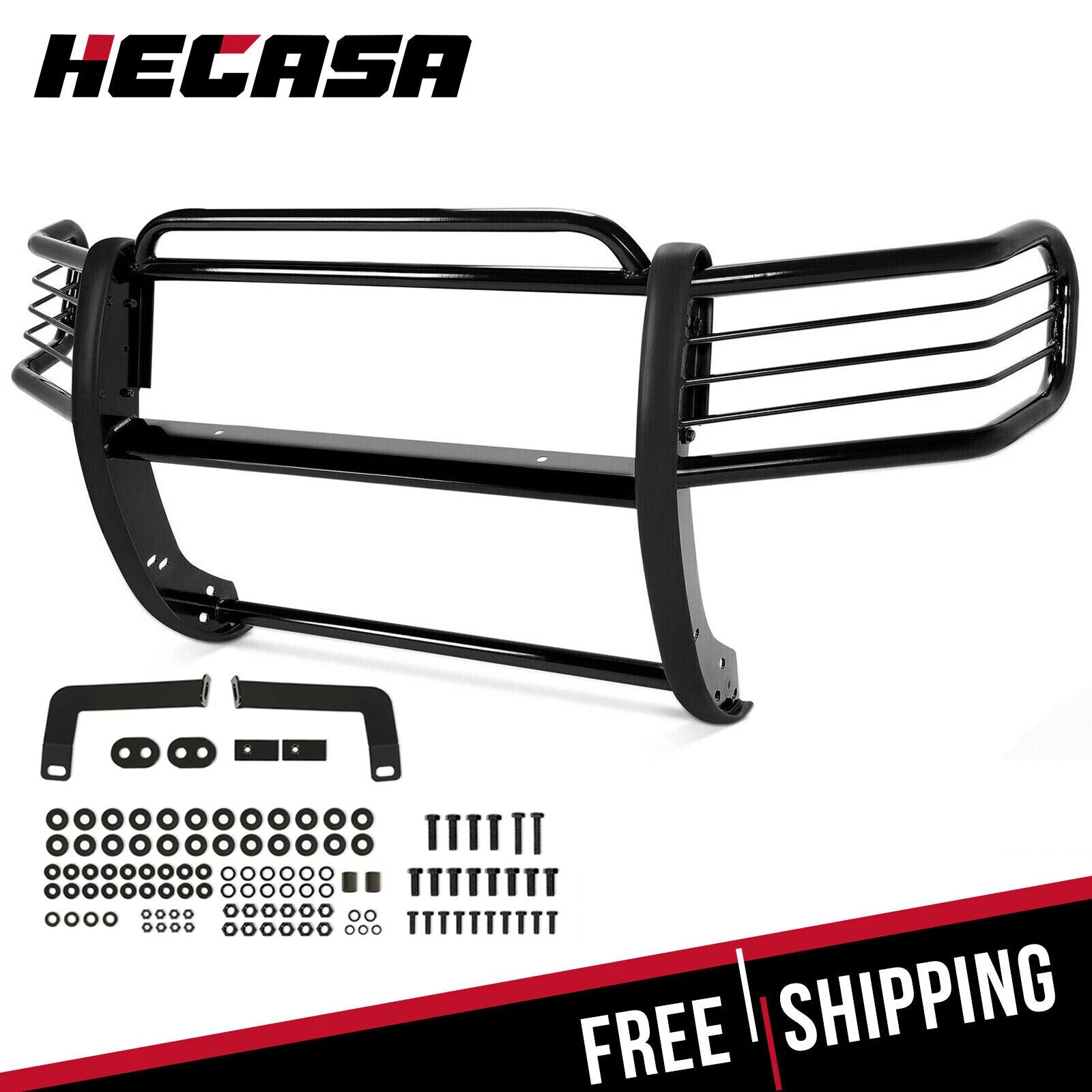 Bumper Grille Brush Guard for Ford Escape (2001–2007) Black