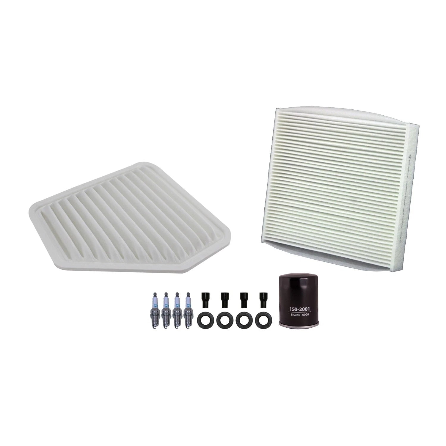 Tune Up Kit with 4 Spark Plugs & Boots for Lexus HS250h (2010–2012)