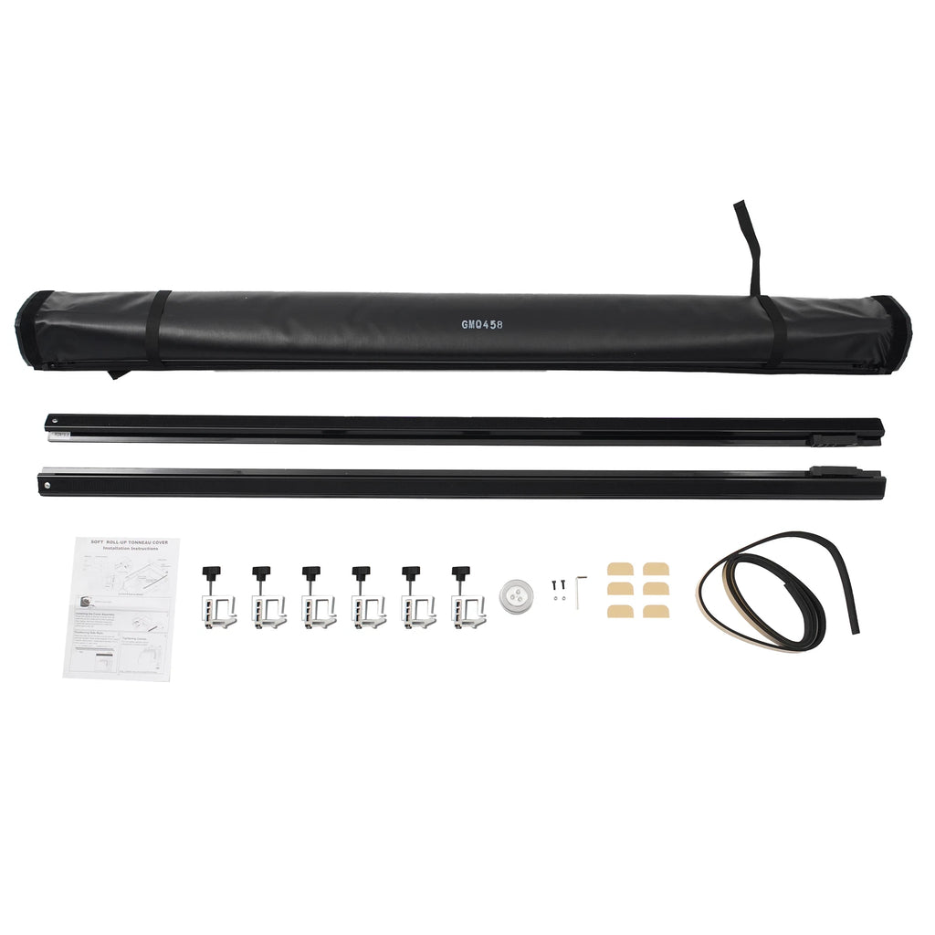 5.8FT Roll Up Tonneau Cover for Chevy Silverado GMC Sierra 1500 (2004–2007)