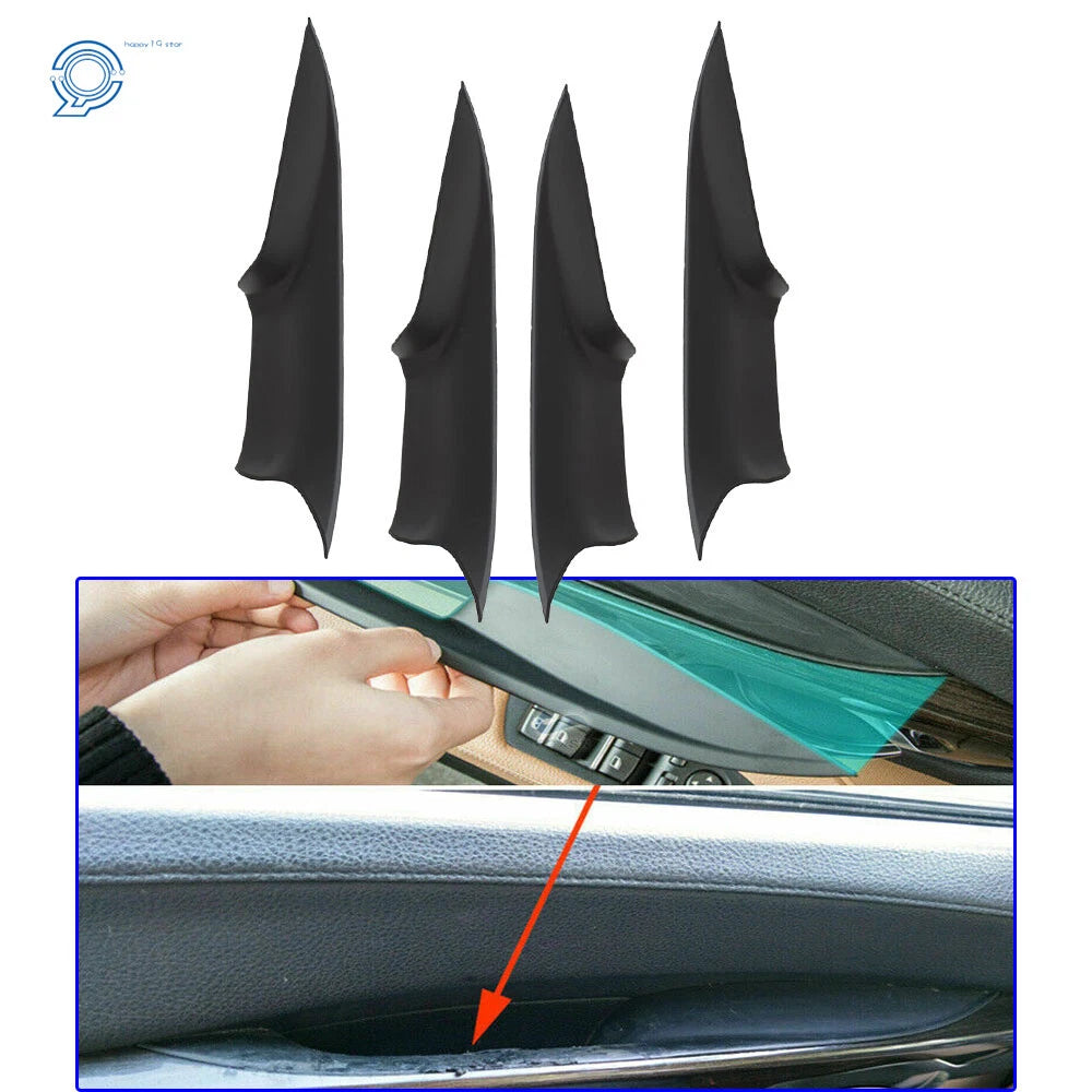 Set of 4 Door Interior Handle Pull Covers for BMW 7 Series (2008-2015)