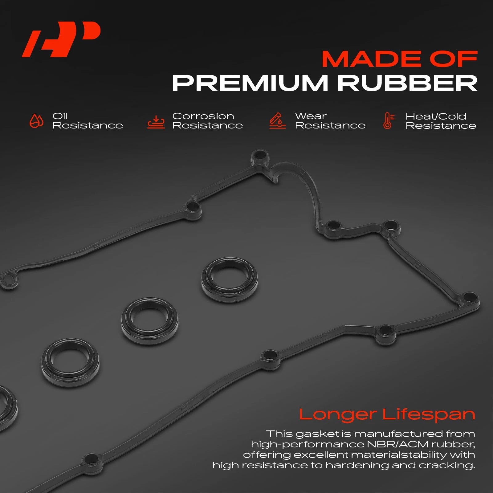 Engine Valve Cover Gasket Set for Hyundai Accent Kia Rio (2006–2017)