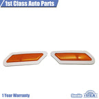 2X Front Side Reflectors Marker Light Lamp Pair for Audi Q5 (2018–2020)