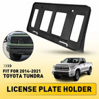 Front License Plate Frame Holder Mount Bracket for Toyota Tundra (2014–2021) EPY