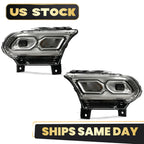 LED Headlight Set for Dodge Durango (2021–2025) w/ Halogen Turn Signal