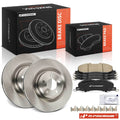 Front Disc Brake Rotors & Ceramic Pads for Ford Explorer (2020–2022)