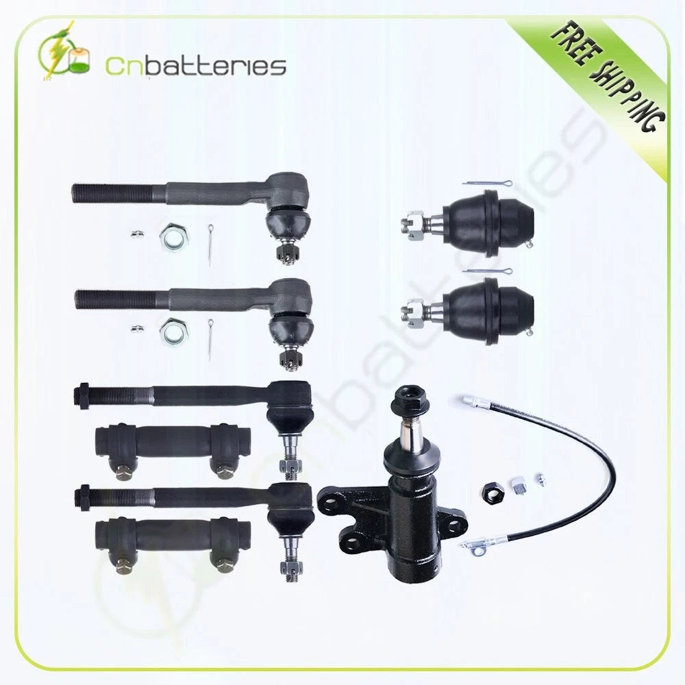 9x Suspension Tie Rod End, Idler Arm, Ball Joint Kit for Chevrolet K3500 (1995–2000)