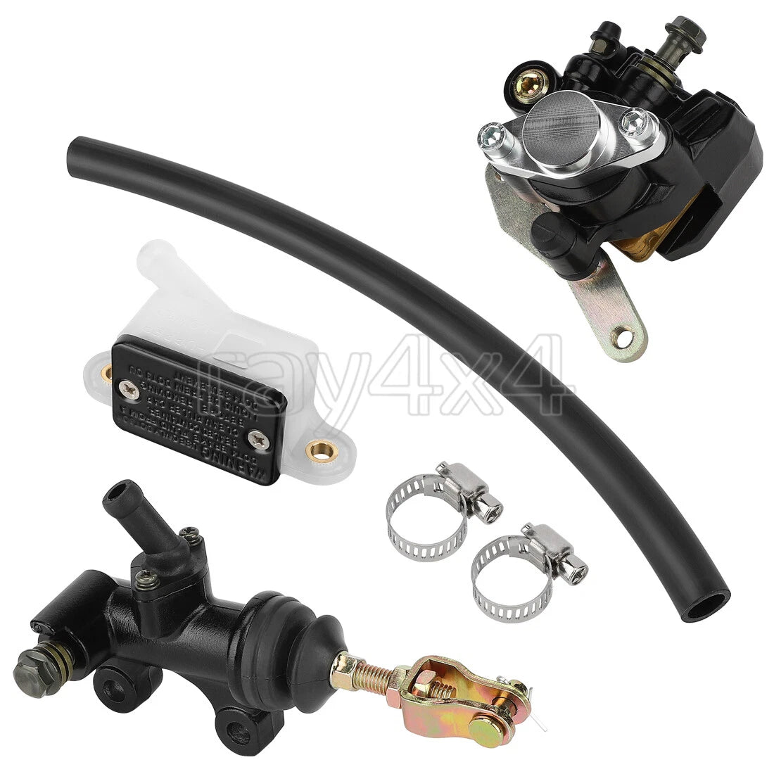 Rear Brake Master Cylinder Assy & Caliper for Honda ATC200X (1983–1985)