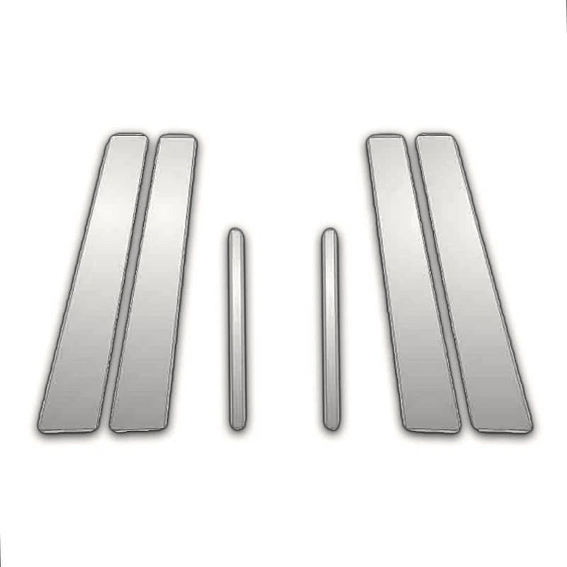 6Pc Chrome Pillar Post Covers for Lincoln MKZ (2007–2012)