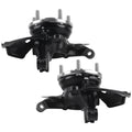 Pair Front Steering Knuckles with Wheel Bearing Hub for Hyundai Elantra (2007–2012)