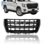 Gloss Black Front Bumper Grille for GMC Yukon SLT XL (2021–2023)