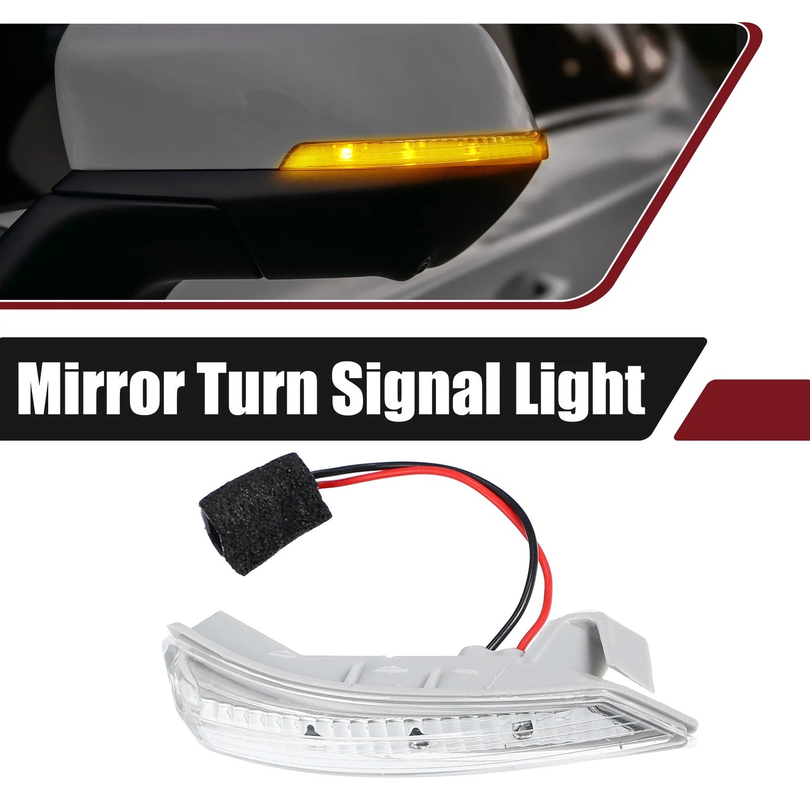 LED Right Side Mirror Turn Signal Light 68052078AA for Chrysler Dodge 
